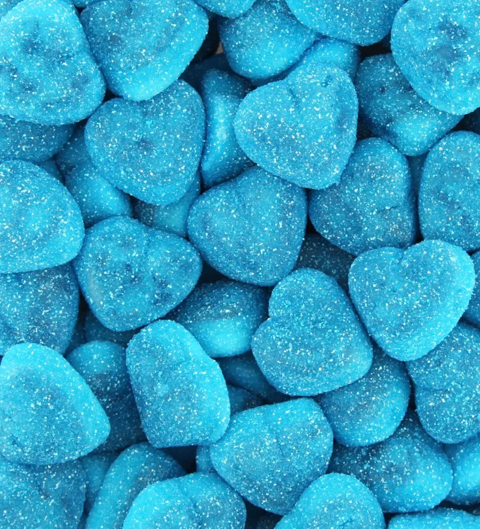 Cœur fourré acide framboise - 100g