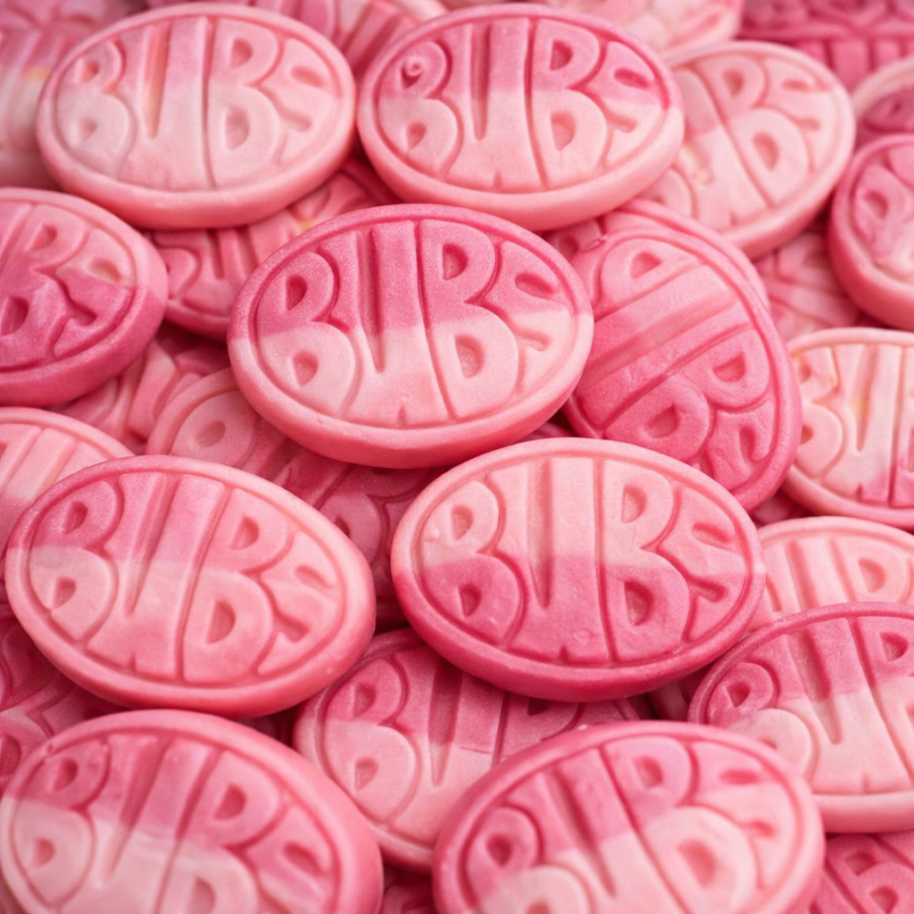 Bub’s Ovale Fraise / Grenade – Bonbons Suédois x7