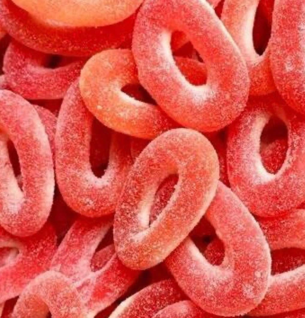 Anneaux fraises - 100g