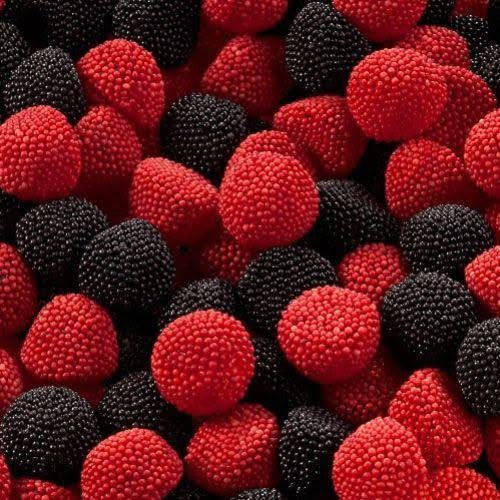 Mûre perlée rouge/noir - 100g