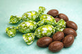 Œufs au chocolat au lait fourrés praliné noisette x10