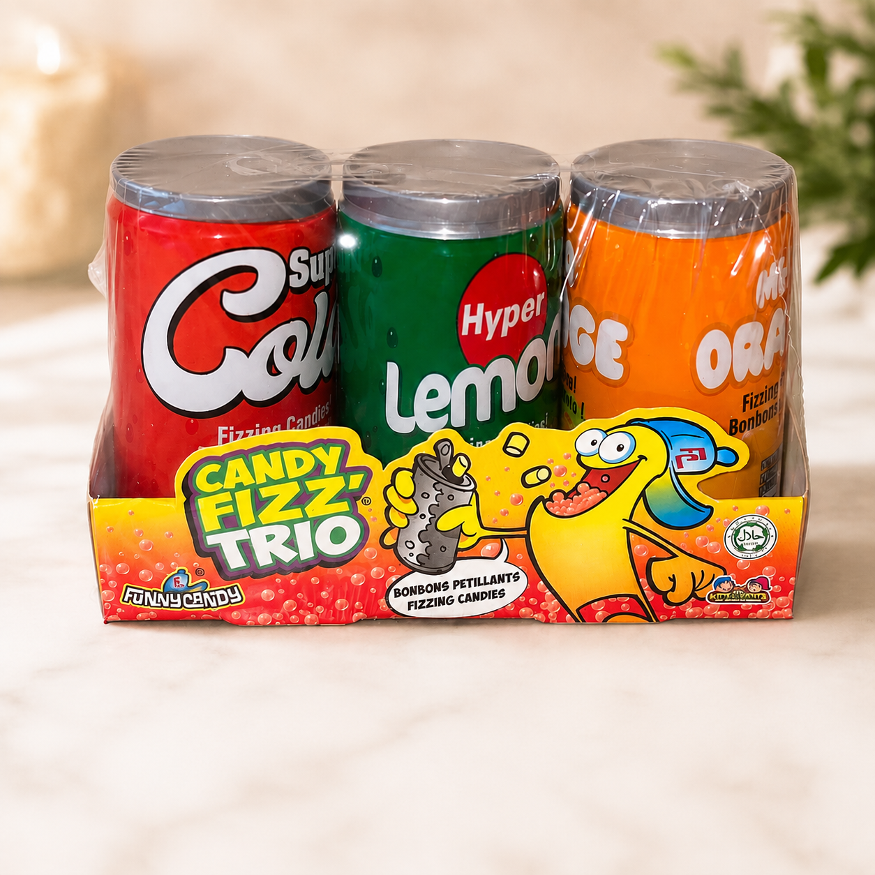 Candy Fizz' Trio Funny Candy x1