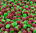 Bisous Framboises acidulés - 100g