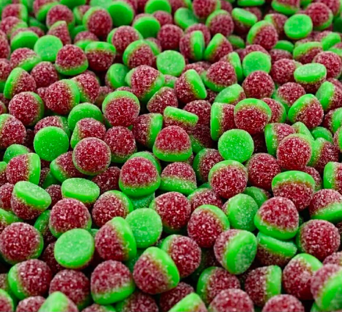 Bisous Framboises acidulés - 100g