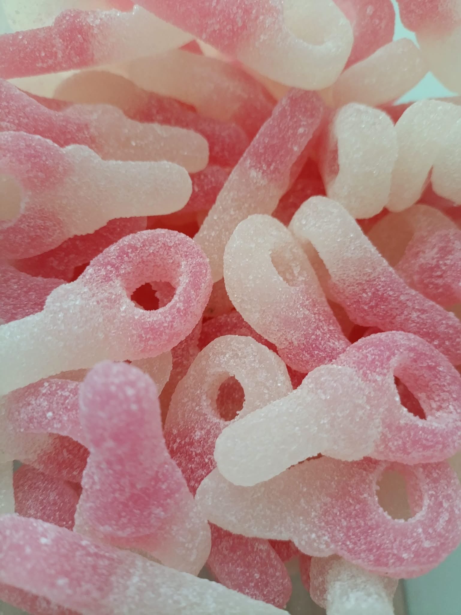 Tétine rose et blanc - 100g
